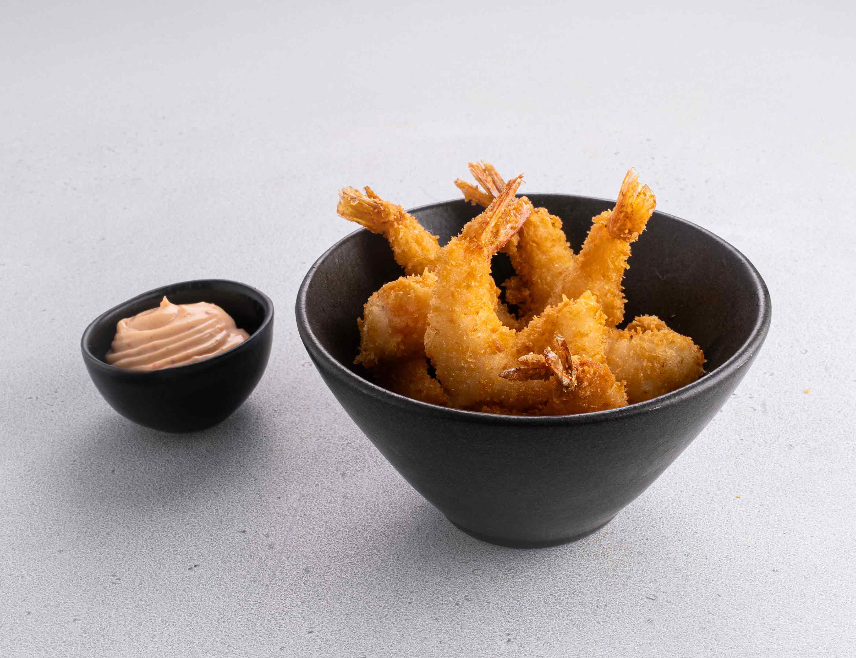 Креветки темпура с фирменным соусом (5 шт)