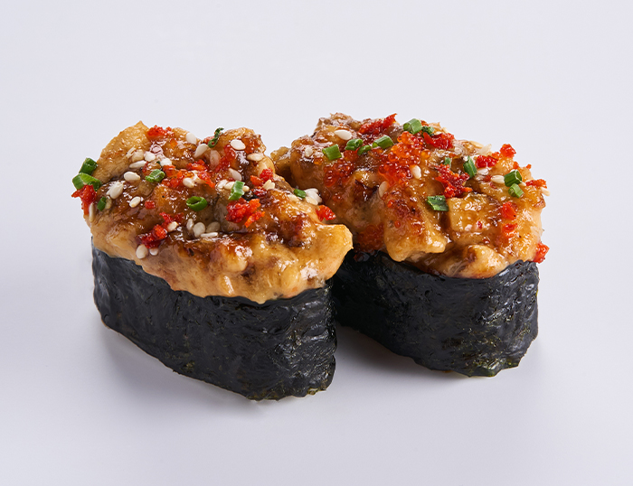 Запеченные суши с угрем (2 шт)