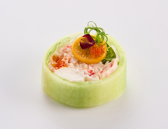 Фреш ролл с камчатским крабом (6 шт)