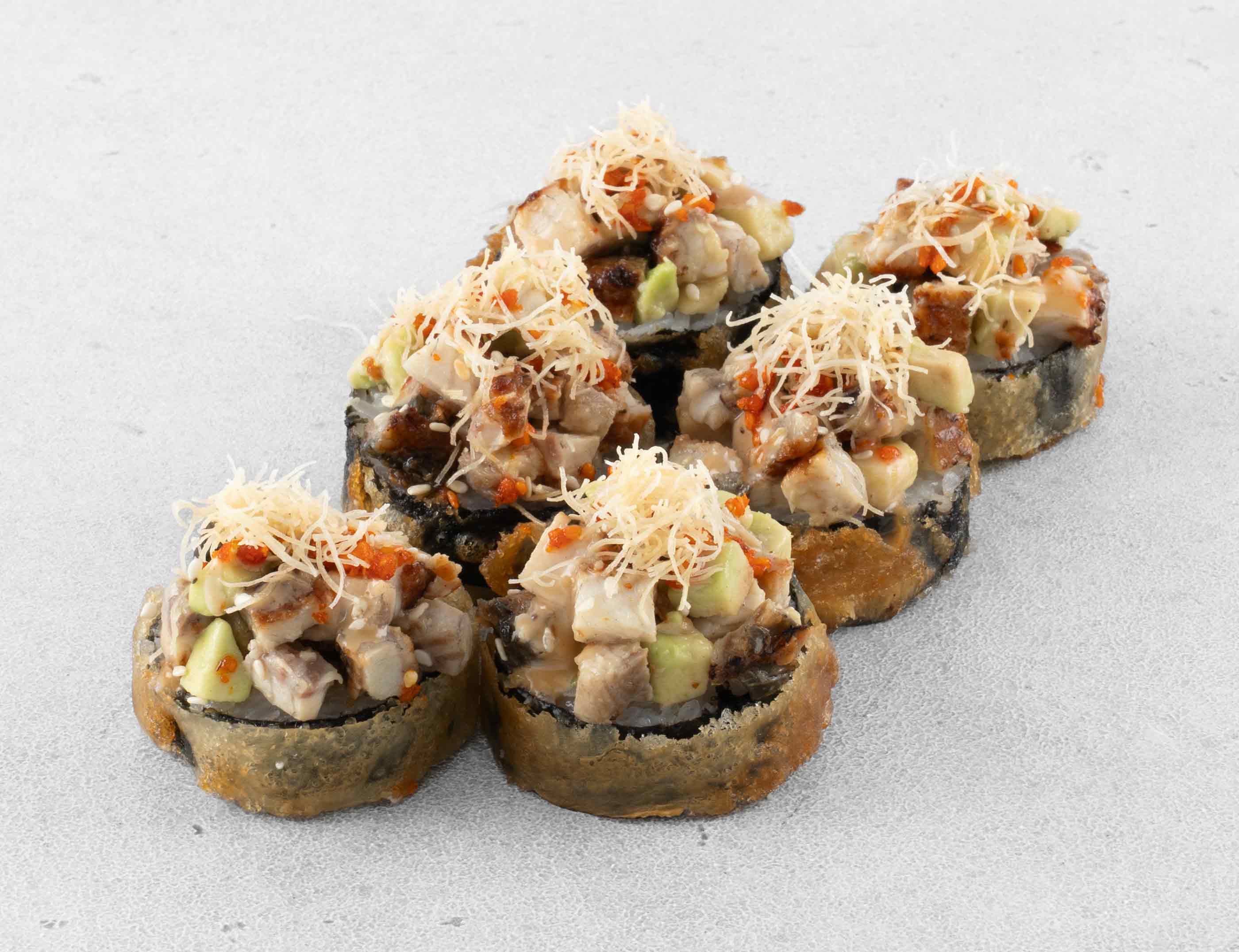 Темпура ролл с угрем (6 шт)