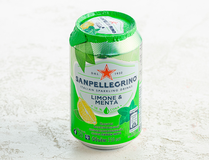 Sanpellegrino Лимон Мята 0,33 л