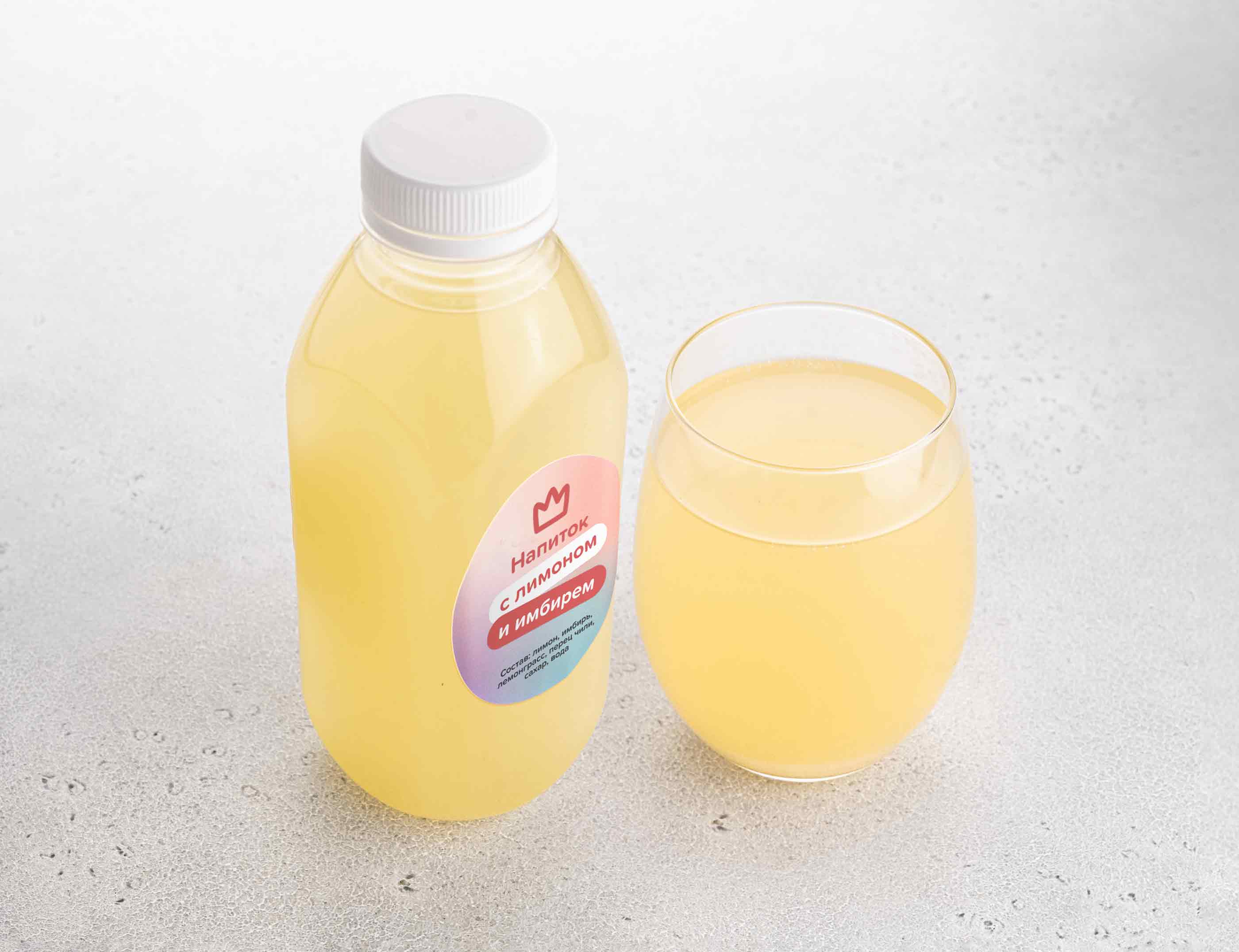 Напиток с лимоном и имбирем (0,5) фотографии