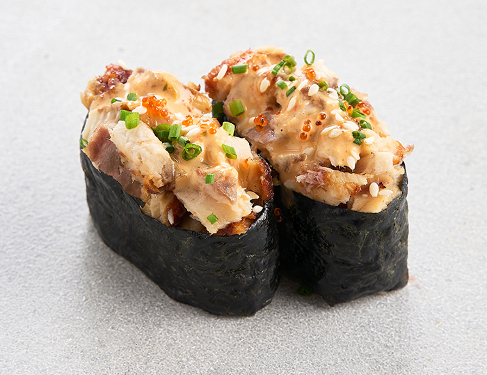 Острые суши с угрем (2 шт)