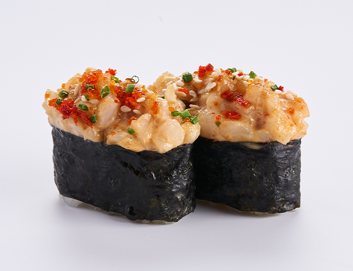 Запеченные суши с креветкой (2 шт)