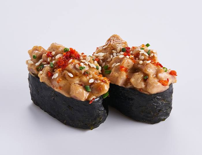 Острые суши с угрем (2 шт)