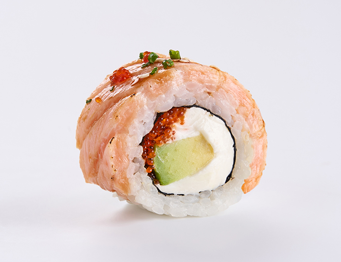 Запеченный ролл Филадельфия с авокадо (8 шт)