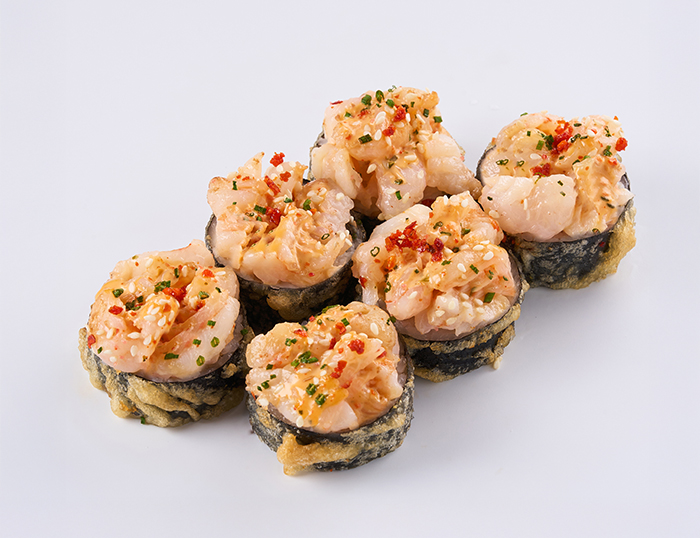 Темпура ролл с креветкой (6 шт)