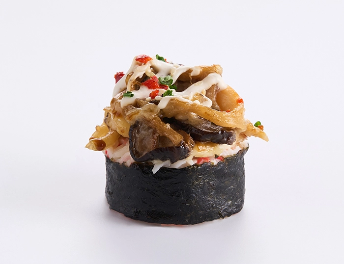 Запеченный ролл Шиитаке с трюфельным соусом (6 шт)