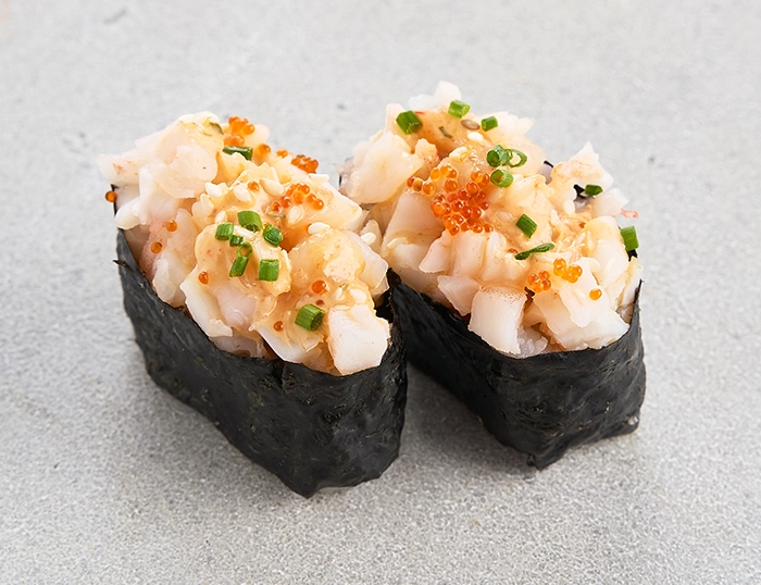 Острые суши с креветкой (2 шт)