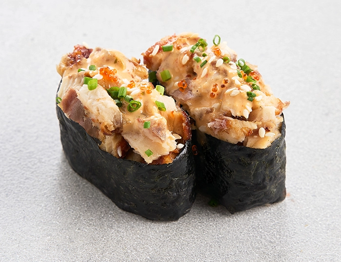 Острые суши с угрем (2 шт)