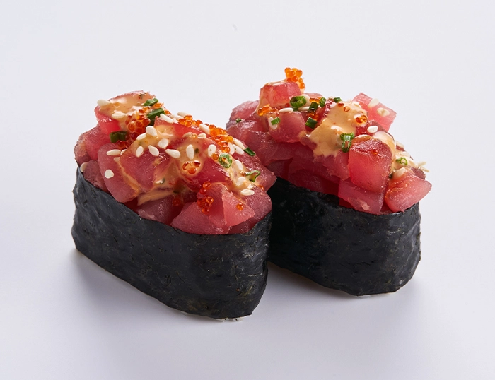 Острые суши с тунцом (2 шт)