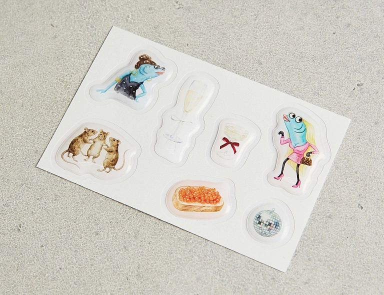 Набор стикеров «Не надо стесняться»