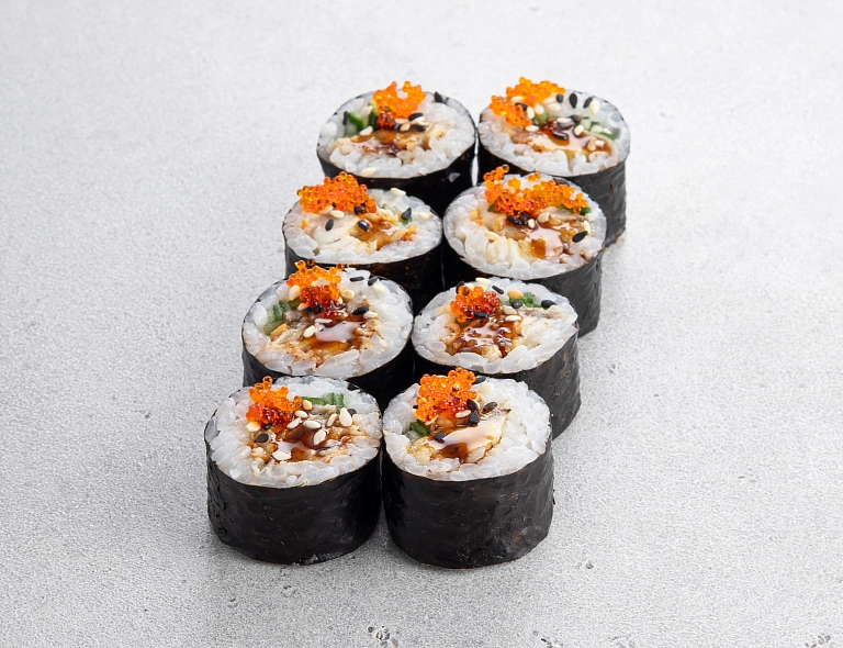 Миниролл Угорь с огурцом (8 шт)