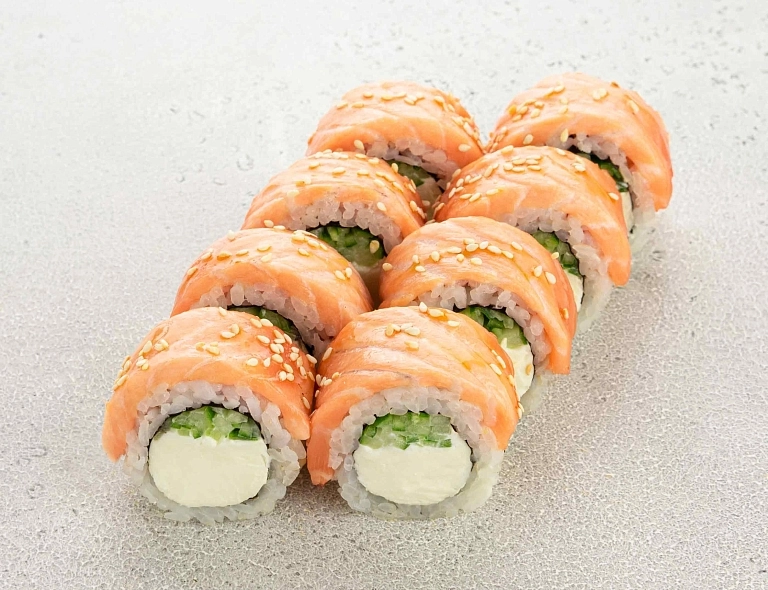 Запеченный ролл Филадельфия (8 шт)